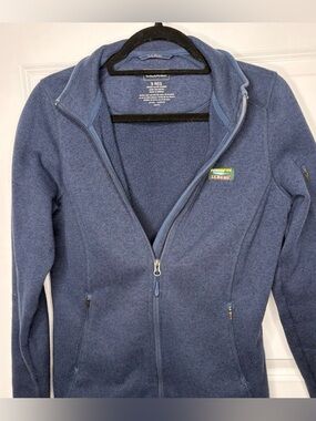 L.L.Bean Navy Blue Women’s Small Regular Fleece Pullover